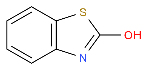 1,3-benzothiazol-2-ol_分子结构_CAS_934-34-9