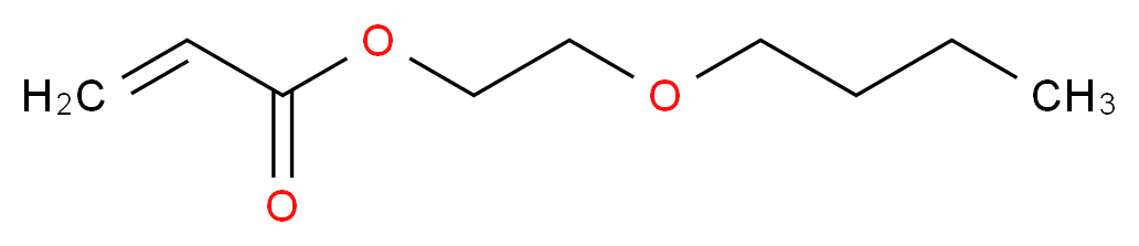 2-n-BUTOXYETHYL ACRYLATE_分子结构_CAS_7251-90-3)