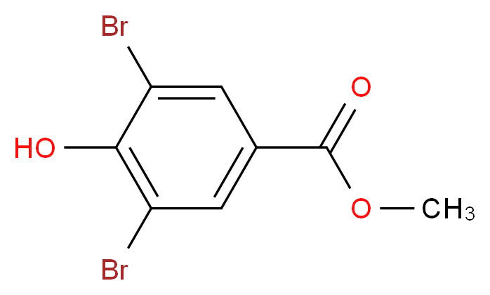 Methyl 3,5-dibromo-4-hydroxybenzoate 98%_分子结构_CAS_41727-47-3)