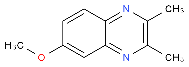 2,3-Dimethyl-6-methoxyquinoxaline_分子结构_CAS_6637-22-5)