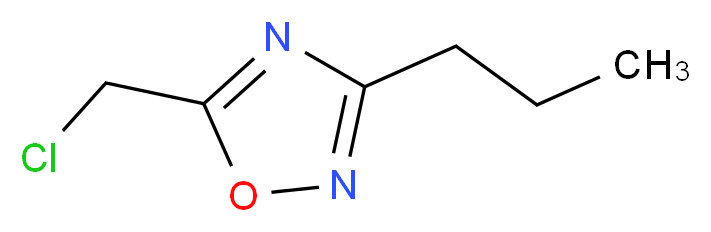 5-(Chloromethyl)-3-propyl-1,2,4-oxadiazole_分子结构_CAS_)