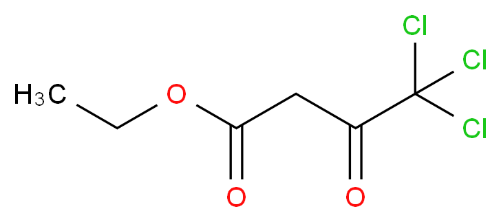 ethyl 4,4,4-trichloro-3-oxobutanoate_分子结构_CAS_3702-98-5