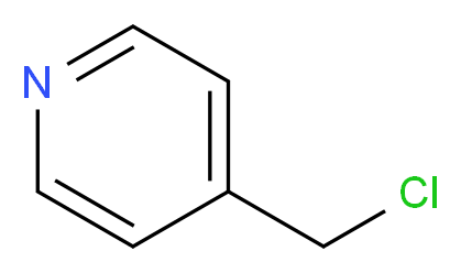 4-(chloromethyl)pyridine_分子结构_CAS_10445-91-7