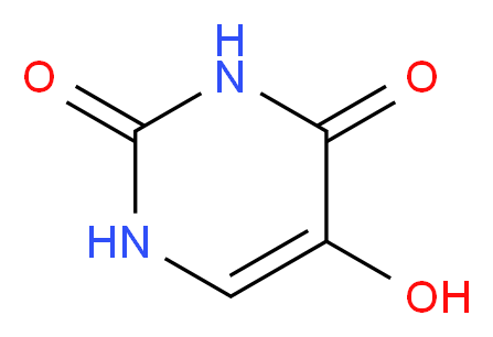 5-hydroxy-1,2,3,4-tetrahydropyrimidine-2,4-dione_分子结构_CAS_20636-41-3