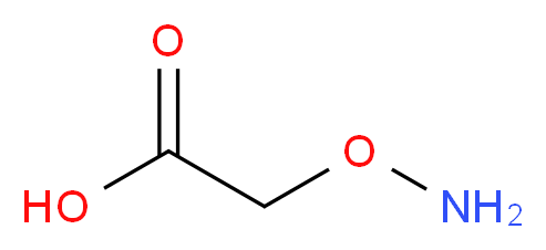 2-(aminooxy)acetic acid_分子结构_CAS_2921-14-4