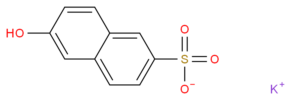potassium 6-hydroxynaphthalene-2-sulfonate_分子结构_CAS_833-66-9