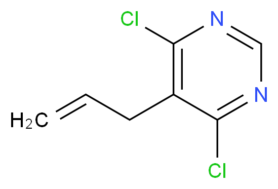 5-Allyl-4,6-dichloropyrimidine_分子结构_CAS_16019-31-1)