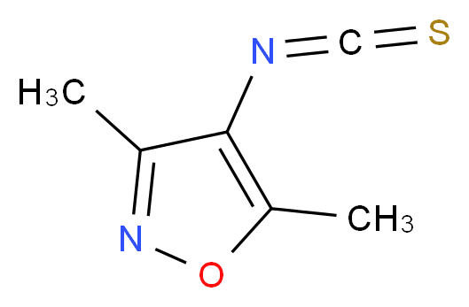 3,5-dimethyl-4-isoxazolyl isothiocyanate_分子结构_CAS_321309-27-7)