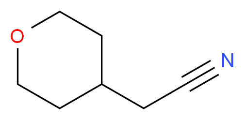Tetrahydro-2H-pyran-4-ylacetonitrile 95%_分子结构_CAS_850429-50-4)