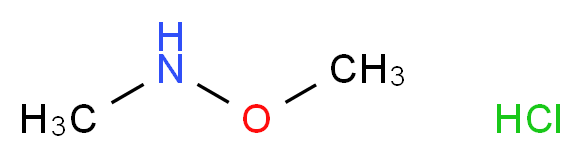 O,N-DIMETHYLHYDROXYLAMINE HYDROCHLORIDE_分子结构_CAS_6638-79-5)