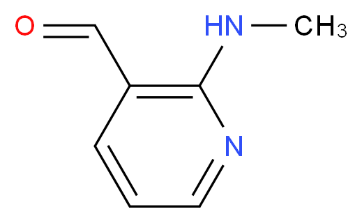 2-Methylamino-pyridine-3-carbaldehyde_分子结构_CAS_32399-08-9)