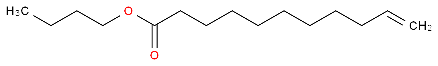 butyl undec-10-enoate_分子结构_CAS_109-42-2