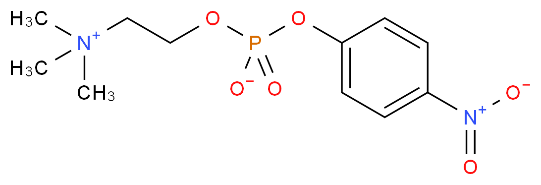 O-(4-Nitrophenylphosphoryl)choline_分子结构_CAS_21064-69-7)