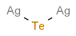 (argentiotellanyl)silver_分子结构_CAS_12002-99-2