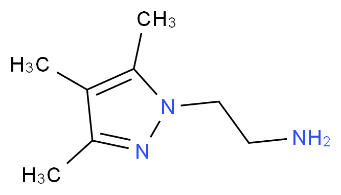 2-(3,4,5-trimethyl-1H-pyrazol-1-yl)ethanamine_分子结构_CAS_773052-15-6)