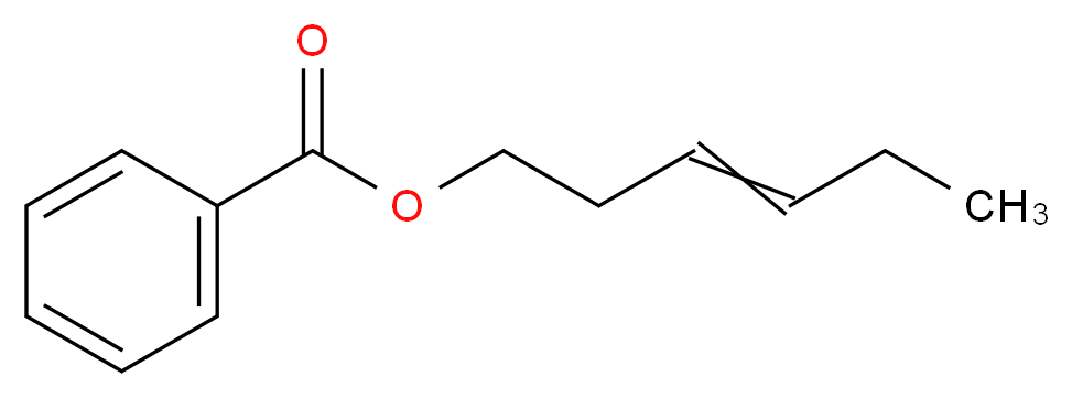 cis-3-HEXENYLBENZOATE_分子结构_CAS_25152-85-6)