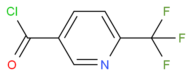 6-(Trifluoromethyl)nicotinoyl chloride_分子结构_CAS_358780-13-9)