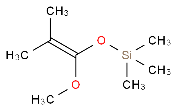 1-甲氧基-2-甲基-1-(三甲基硅氧基)丙烯_分子结构_CAS_31469-15-5)