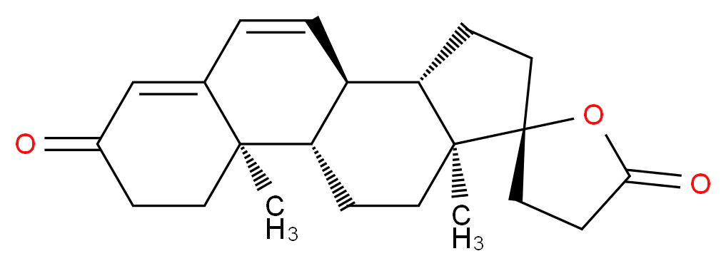 (1'S,2R,2'R,10'R,11'S,15'S)-2',15'-dimethylspiro[oxolane-2,14'-tetracyclo[8.7.0.0<sup>2</sup>,<sup>7</sup>.0<sup>1</sup><sup>1</sup>,<sup>1</sup><sup>5</sup>]heptadecane]-6',8'-diene-5,5'-dione_分子结构_CAS_976-71-6