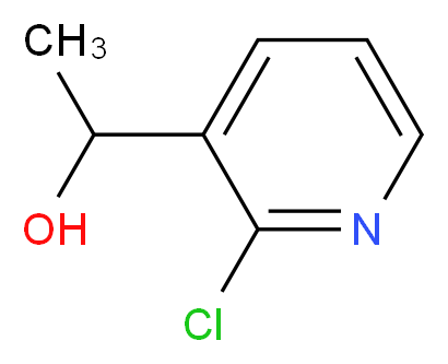 1-(2-chloropyridin-3-yl)ethan-1-ol_分子结构_CAS_131674-39-0