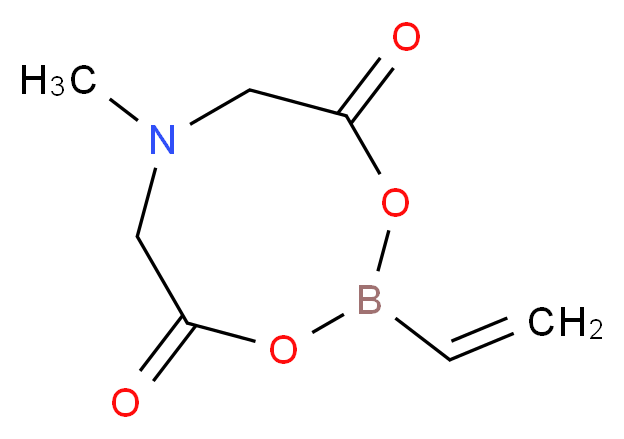 2-ethenyl-6-methyl-1,3,6,2-dioxazaborocane-4,8-dione_分子结构_CAS_1104636-73-8