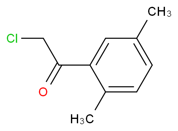 2-chloro-1-(2,5-dimethylphenyl)ethan-1-one_分子结构_CAS_50690-11-4
