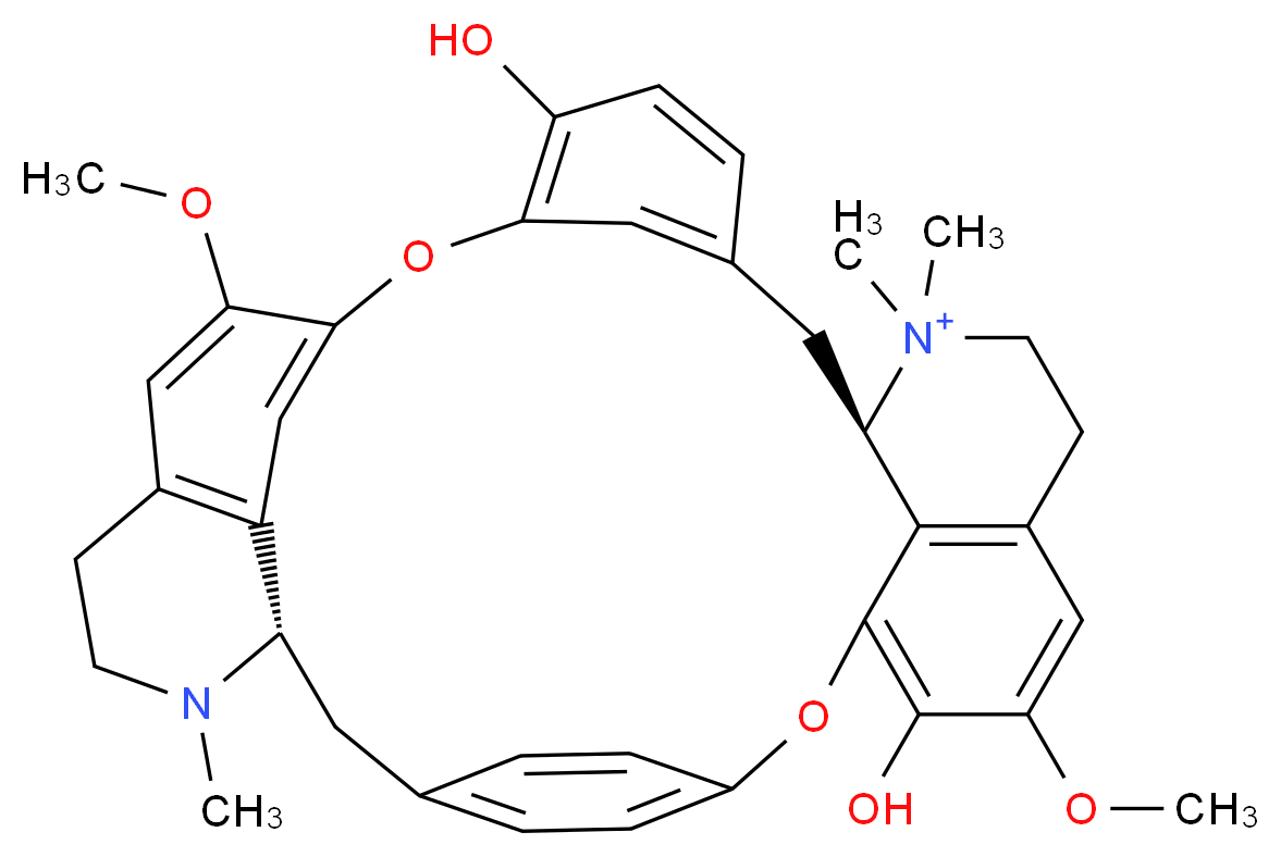 Tubocurarine_分子结构_CAS_6989-98-6)