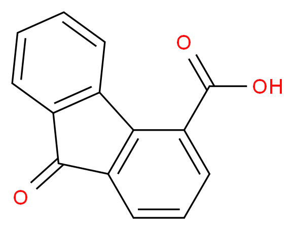 9-oxo-9H-fluorene-4-carboxylic acid_分子结构_CAS_6223-83-2