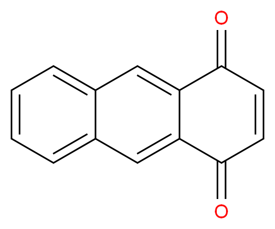 1,4-dihydroanthracene-1,4-dione_分子结构_CAS_635-12-1