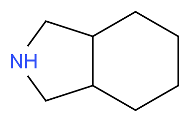 Octahydro-1H-isoindole_分子结构_CAS_)