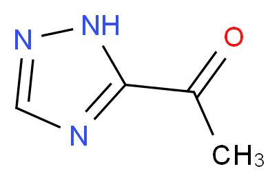 1-(1H-1,2,4-Triazol-5-yl)ethanone_分子结构_CAS_)