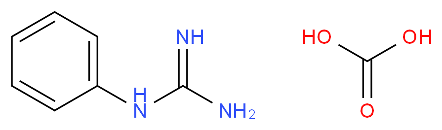 苯基胍 碳酸盐_分子结构_CAS_14018-90-7)