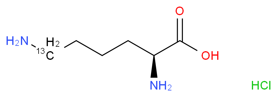 L-赖氨酸-6-13C 盐酸盐_分子结构_CAS_129243-92-1)