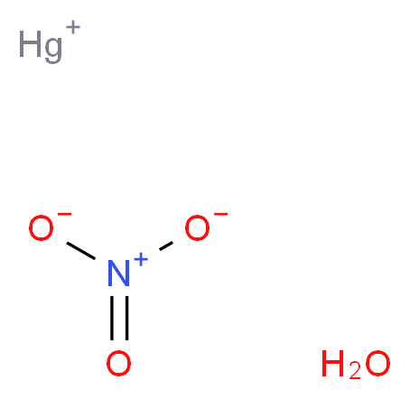 mercury(1+) ion hydrate nitrate_分子结构_CAS_7782-86-7