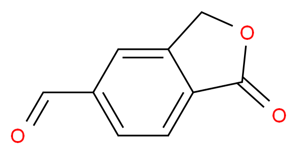 1-oxo-1,3-dihydro-2-benzofuran-5-carbaldehyde_分子结构_CAS_333333-34-9