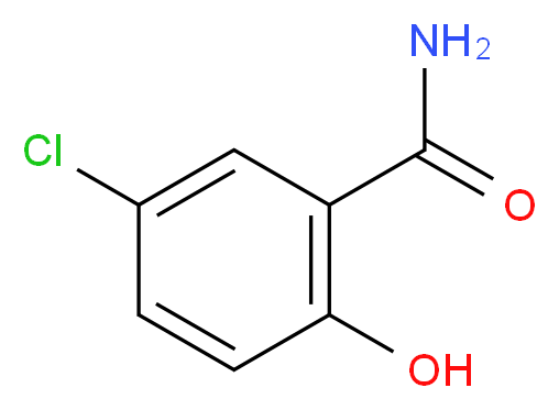 5-chloro-2-hydroxybenzamide_分子结构_CAS_7120-43-6