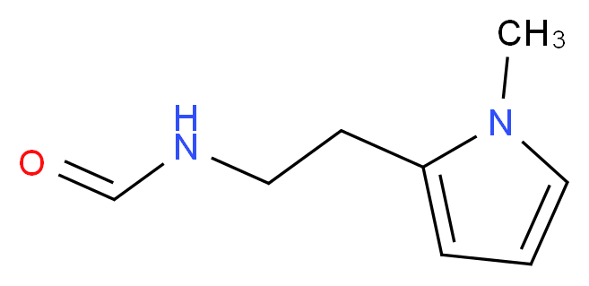 N-[2-(1-methyl-1H-pyrrol-2-yl)ethyl]formamide_分子结构_CAS_569351-24-2