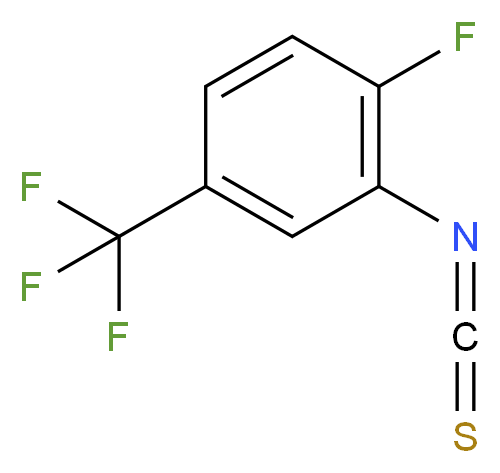 1-fluoro-2-isothiocyanato-4-(trifluoromethyl)benzene_分子结构_CAS_302912-40-9