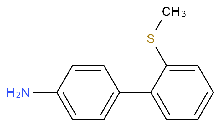 4-[2-(methylsulfanyl)phenyl]aniline_分子结构_CAS_209731-61-3