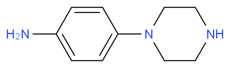 4-哌嗪基苯胺_分子结构_CAS_67455-41-8)