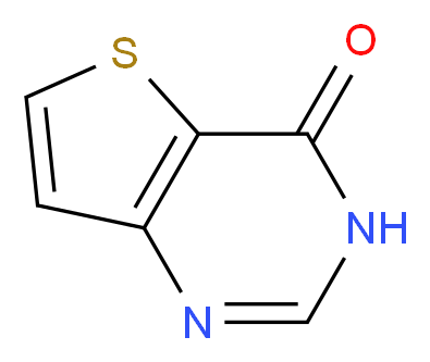 3H,4H-thieno[3,2-d]pyrimidin-4-one_分子结构_CAS_16234-10-9