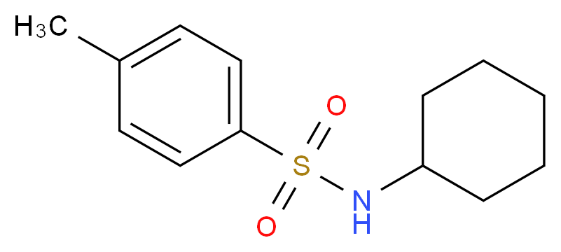 N-环己基对甲苯磺酰胺_分子结构_CAS_80-30-8)