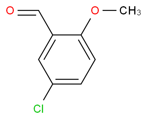 5-chloro-2-methoxybenzaldehyde_分子结构_CAS_7035-09-8