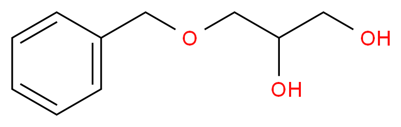 3-(Benzyloxy)propane-1,2-diol_分子结构_CAS_4799-67-1)