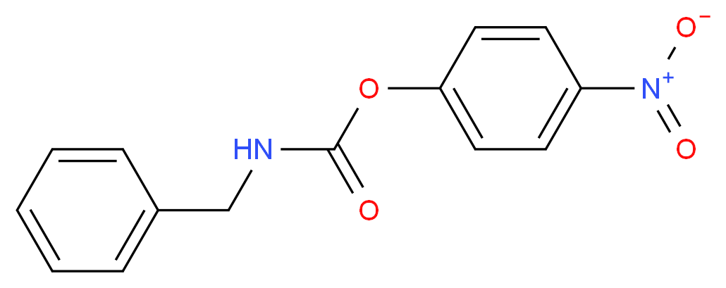 4-硝基苯 N-苄氨基甲酸酯_分子结构_CAS_124068-97-9)