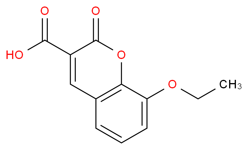 8-ethoxy-2-oxo-2H-chromene-3-carboxylic acid_分子结构_CAS_81017-24-5