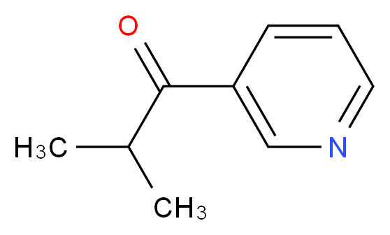 2-methyl-1-(pyridin-3-yl)propan-1-one_分子结构_CAS_51227-29-3