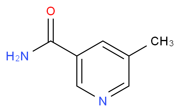 5-methylpyridine-3-carboxamide_分子结构_CAS_)