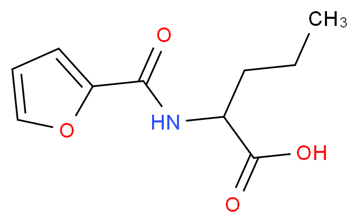 2-(furan-2-ylformamido)pentanoic acid_分子结构_CAS_436855-71-9