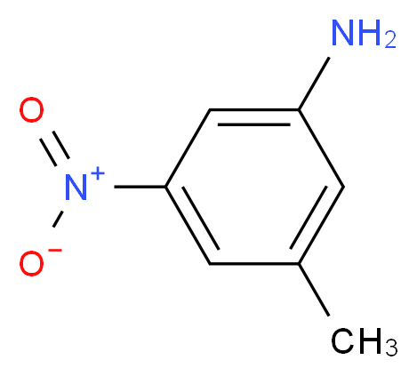 3-Methyl-5-nitroaniline_分子结构_CAS_618-61-1)